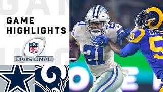 Cowboys vs Rams Divisional Round Highlights  NFL 2018 Playoffs [upl. by Brian]