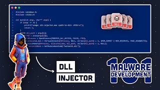 Malware development 101 Your first ever DLL Injector [upl. by Ynnor]