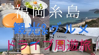 【福岡 糸島】グルメと観光スポット巡り！トトロの森、塩工房とったん、桜井二見ヶ丘🌊 [upl. by Ellinehc258]