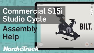 Commercial S15i Studio Cycle NTEX051198 How to Assemble [upl. by Aihsenrad]