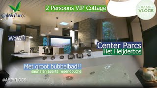 NIEUW 🌿 CENTER PARCS HET HEIJDERBOS  2PERSOONS VIP HUISJE 483  VLOG 168 [upl. by Arsuy869]