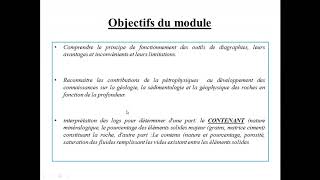 Diagraphie Différée et de Production  Présentation  01 [upl. by Sophey]