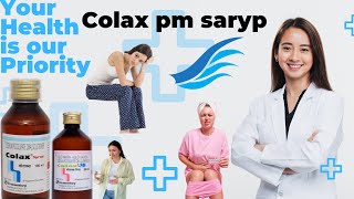 Sodium picosulfate oral solution bp  Colax syrup  Colax syrup in hindi [upl. by Ttenyl]