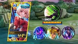 META HEROES WON’T STOP GELYE ONE SHOT SNIPER BUILD reaching mythical honor rank [upl. by Nevaj]