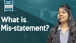 What is Misstatement  Basics of Audit  CA Samiksha Sethia [upl. by Burgess483]