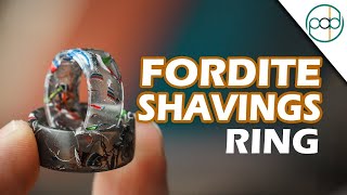 Resin Casting a Ring with Fordite Shavings [upl. by Amalbergas306]