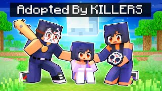 Adopted by KILLERS in Minecraft [upl. by Suzy334]