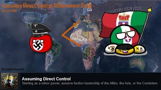 OUTDATED How to Get Assuming Direct Control in 1936 Without Exploits Hoi4 Achievement Guide [upl. by Ferrand]