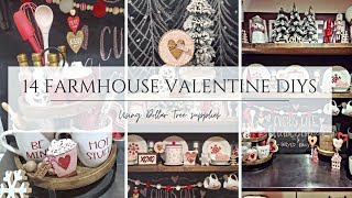 14 HIGH END VALENTINE DIYSFARMHOUSE COCOA BARDOLLAR TREETARGET BULLSEYE DIYMESSAGE FOR YOU2024 [upl. by Airdnekal]