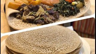 Authentic Ethiopian Injera  Cooking With Mali [upl. by Spaulding]