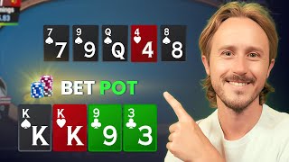 How to DESTROY Low Stakes PLO poker [upl. by Noyerb]