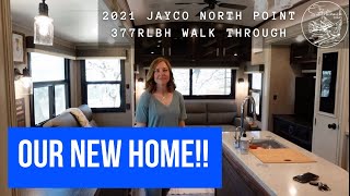 Our New Home Jayco 377RLBH walk through [upl. by Aikaj]