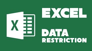 Data Restriction in Excel [upl. by Fi]