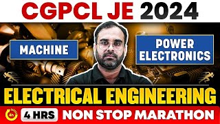 CSPDCL JE 2024  Electrical Engineering Marathon  Electrical Machine amp Power Electronics [upl. by Flosi]