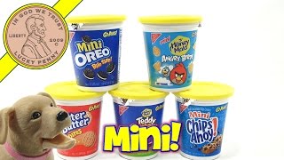 Mini Cookie Feast Angry Birds Chips Ahoy Oreo Teddy Grahams Nutter Butter [upl. by Ellebyam]