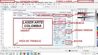 Curso de inicio CORELLASER 201302 software laser board M2 [upl. by Kincaid]