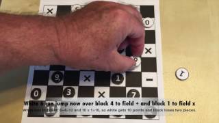 Damath  Play Checkers and learn Mathematics simultaneously [upl. by Thornton]