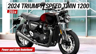 2024 Triumph Speed Twin 1200 New Update  Power and Style Redefined [upl. by Fernyak]