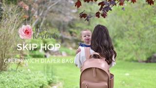 Skip Hop Greenwich Diaper Bag Review [upl. by Arriaet827]