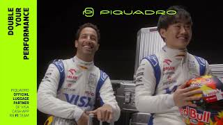 Piquadro  Daniel Ricciardo amp Yuki Tsunoda Long Version [upl. by Safier]