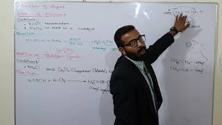 Reactions of alkynes  Addition of ammonia and Hydrogen cynide  ch8  12th class chemistry [upl. by Laufer]