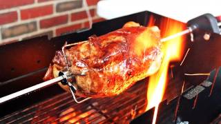 How To Rotisserie On Different Barbecues  Spit Roast Basics Video [upl. by Elboa]