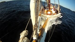 Schooner Deckhands Day  Life Aboard Tall Ship Mary Day [upl. by Davilman466]