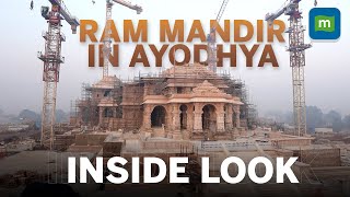 Ram Mandir First Visuals From The Ram Temple In Ayodhya  Exclusive [upl. by Horsey]