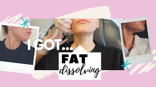 I TRIED FAT DISSOLVING INJECTIONS [upl. by Ailaro]