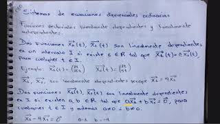 080 Funciones vectoriales linealmente dependientes e independientes [upl. by Terris]