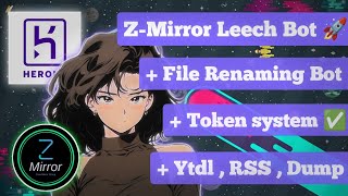 How to create a leech mirror Telegram bot  Zmirror  About Torrent Ytdl Renaming  UltroidOfficial [upl. by Seiden]