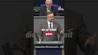 Münzenmaier AfD quotWer leidet denn unter Multikultiquot afd politik bundestag migration [upl. by Aiekat]