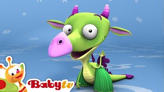 Draco plays with his toys  cartoons BabyTV [upl. by Annaor698]