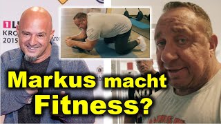 Markus Rühl macht FITNESS WORKOUT mit Detlef Steves markusrühl fitness urskalecinski [upl. by Sprague]