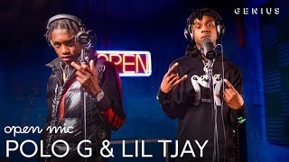 Polo G amp Lil Tjay quotPop Outquot Live Performance  Open Mic [upl. by Enyala]