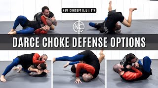 New Concept BJJ  Darce Choke Defense Options  NoGi Coach Caleb Flippin [upl. by Ramas]