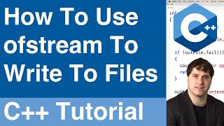 Using ofstream To Write To Files  C Tutorial [upl. by Asylla]