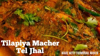 Tilapia Macher Tel JhalTilapia Fish recipe Indian Style Tilapia fish curryTilapia Macher recipe [upl. by Tichonn18]