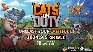 《Cats on Duty》Nintendo Switch™️ Launch Day PV  Nintendo Switch™️  GSE [upl. by Gaul]