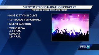 Clive bar hosting Spencer Strong Marathon Concert to raise money for flood victims [upl. by Enyrehtac]