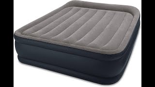 Intex 24 Dream Lux Pillow Top DuraBeam Airbed Matress With Internal Pump  Queen [upl. by Maggio]