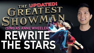 Rewrite The Stars Zac Efron Part Only  Karaoke UPDATED  The Greatest Showman [upl. by Rucker35]