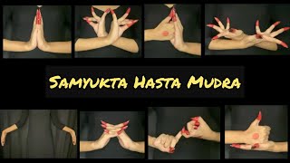 Samyukta Sanyukta Hasta Mudra with meaning [upl. by Melly]