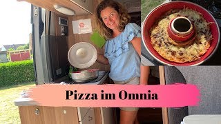 PIZZA im Omnia Backofen  Kochen im Wohnmobil 16 [upl. by Jaunita]