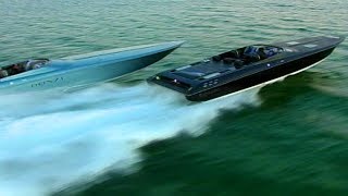 Power Boat Chase in Florida Wow Donzi 43 ZR amp 38 ZR [upl. by Kamat]