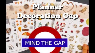 The Planner Decoration Gap [upl. by Aicnerolf]