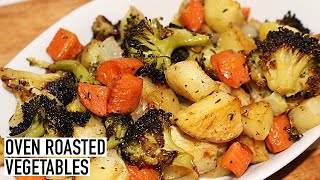 EASY OVEN ROASTED VEGETABLES RECIPE [upl. by Calie]