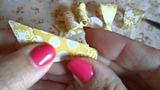 Tilda ish Bow Tutorial Ladies [upl. by Ashla]