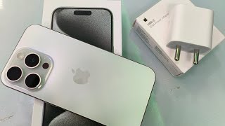 iphone 15 pro 512 gb unboxing amp first look 🔥 [upl. by Gnud]