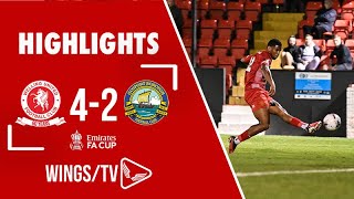 FA CUP HIGHLIGHTS  Welling United 4 Gosport Borough 2 [upl. by Nosnek]